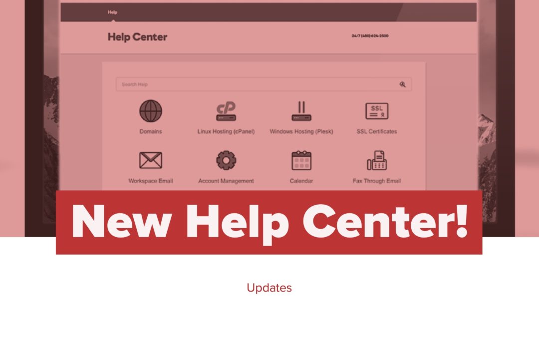 New Help Center!