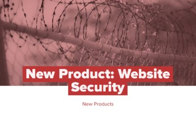 New Product: Website Security